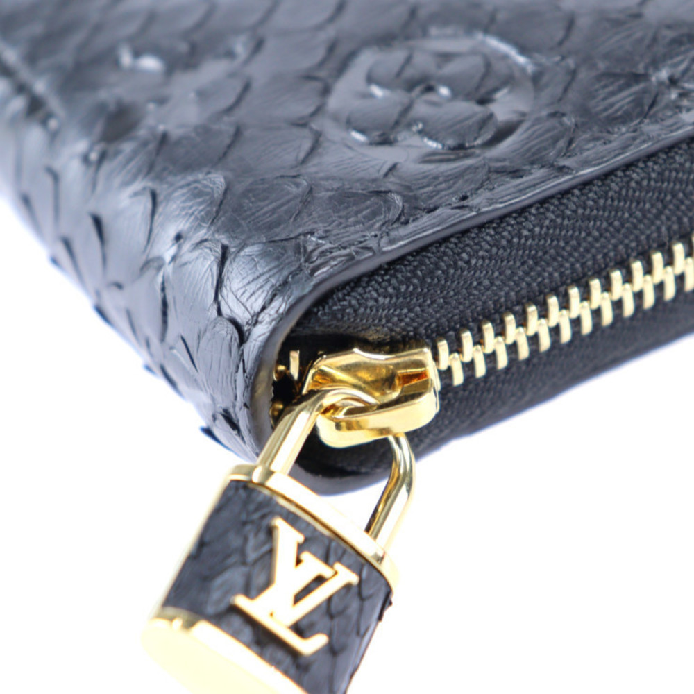 Louis Vuitton Long Zippy Wallet Python Black - image 5